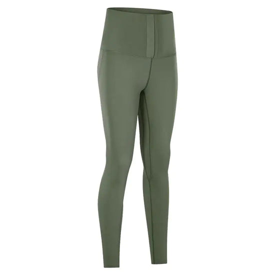 Nude High Waist Yoga Pants for Hips and Abdomen