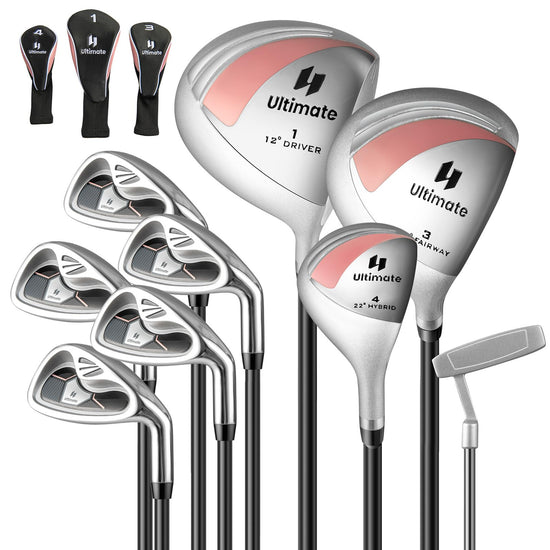 GYMAX Complete Golf Club Set for Women 12 PCS Right Hand Golf Set with 