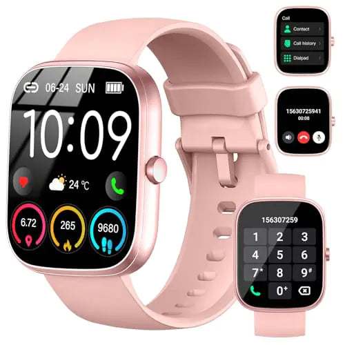 Smart Watch for Women (Answer/Make Call) 1.91" HD Smartwatch Fitness Activity Tracker 112+Sports Step Counter Fitness Watch Calories/Heart Rate/Spo2/Sleep Monitor IP68 Waterproof for Android iOS