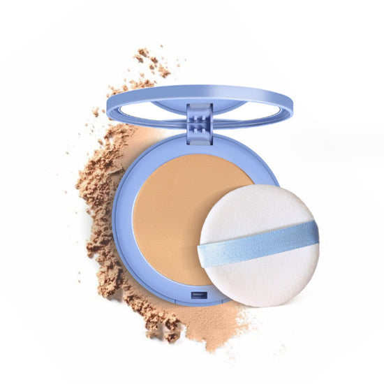 Oil Control Pressed Powder Matte Smooth Face Setting Powder Waterproof Long Lasting Makeup Face Powder Flawless Facial Powder MakeupMinimizes Fine Lines and Pores (BEIGE 3