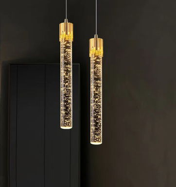 Modern Minimalist Double-Head Pendant Light for Bedroom