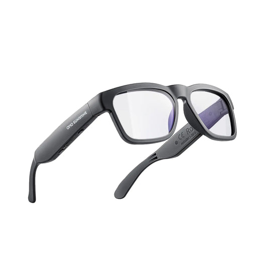 OhO Smart GlassesSafety Glasses with Bluetooth SpeakerIndoor/Outdoor UV Protection and Voice ControlUnisex(Blue Light Lens)